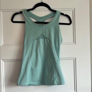 Adidas Women's Light Blue Tank Top w/ built-in sports bra